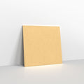 A01116 - Brown Ribbed Gummed Greeting Card V Flap Envelopes - Greeting Card Envelopes