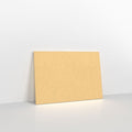 A01125 - Brown Ribbed Gummed Greeting Card V Flap Envelopes - Greeting Card Envelopes