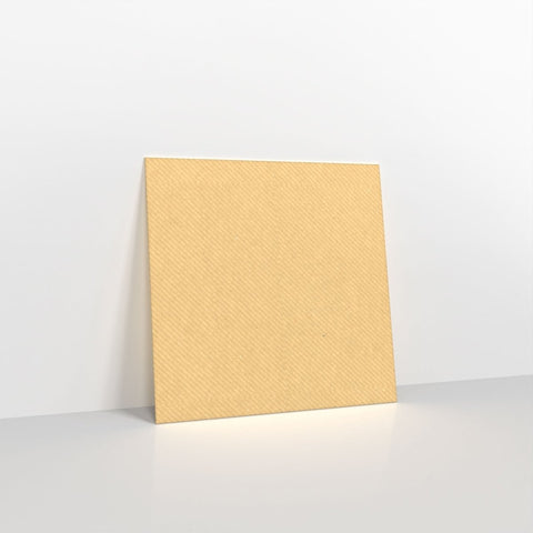 A01130 - Brown Ribbed Gummed Greeting Card V Flap Envelopes - Greeting Card Envelopes