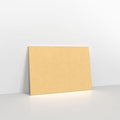 A01133 - Brown Ribbed Gummed Greeting Card V Flap Envelopes - Greeting Card Envelopes