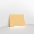 A0162 - Brown Ribbed Gummed Greeting Card V Flap Envelopes - Greeting Card Envelopes