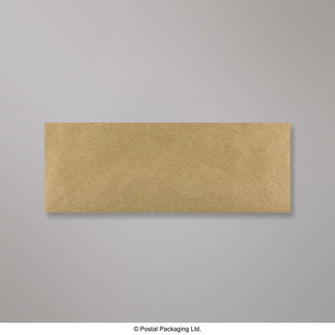 A0180215 - Brown Ribbed Gummed Greeting Card V Flap Envelopes - Greeting Card Envelopes