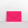 AD28125 - Fuchsia Pink Coloured Gummed V Flap Envelopes - Greeting Card Envelopes