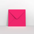 AD28155 - Fuchsia Pink Coloured Gummed V Flap Envelopes - Greeting Card Envelopes