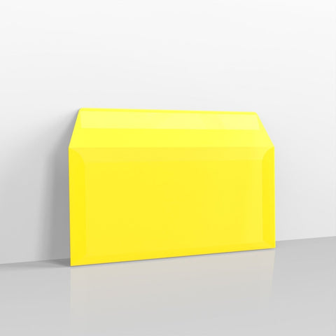 B5DL - Translucent Yellow Peel & Seal Envelopes - Translucent Envelopes