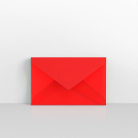 B76298 - Translucent Red Peel & Seal Envelopes - Translucent Envelopes