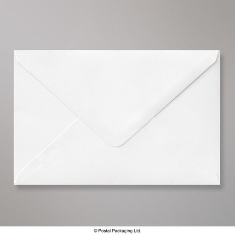 C03121184 - White Coloured V Flap Envelopes - Greeting Card Envelopes