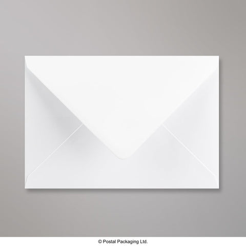 C03143 - White Coloured V Flap Envelopes - Greeting Card Envelopes