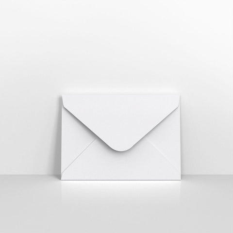 C0393130 - White Coloured V Flap Envelopes - Greeting Card Envelopes