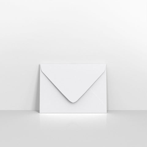 C0394143 - White Coloured V Flap Envelopes - Greeting Card Envelopes