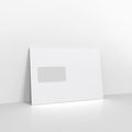 C03C5PS - W - White Coloured V Flap Envelopes - Greeting Card Envelopes