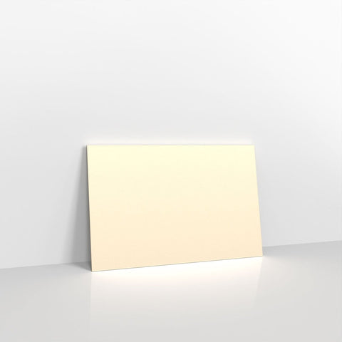 CEV62I - Ivory Coloured Peel and Seal V Flap Envelopes - Coloured Peel and Seal Envelope