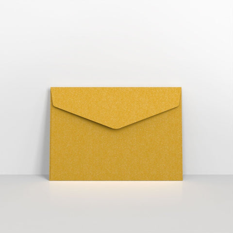 CEVC5G - Gold Coloured Peel and Seal V Flap Envelopes - Coloured Peel and Seal Envelope