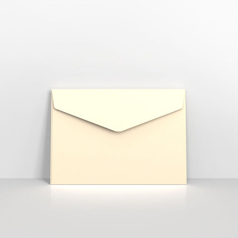 CEVC5I - Ivory Coloured Peel and Seal V Flap Envelopes - Coloured Peel and Seal Envelope