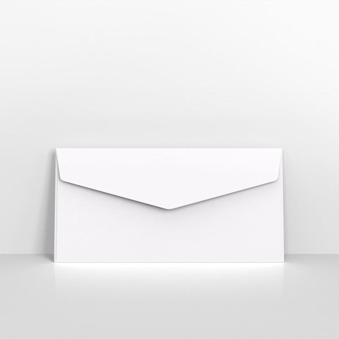 CEVDLW - White Coloured Peel and Seal V Flap Envelopes - Coloured Peel and Seal Envelope