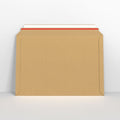 CFM234334M - Manilla Rigid Corrugated Board Mailers - Board Back Envelopes