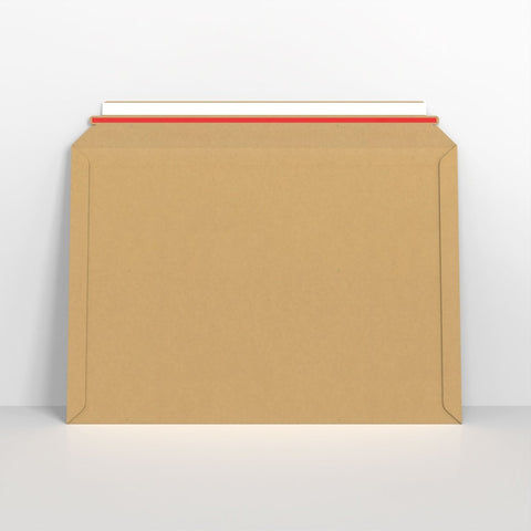 CFM248345M - Manilla Rigid Corrugated Board Mailers - Board Back Envelopes