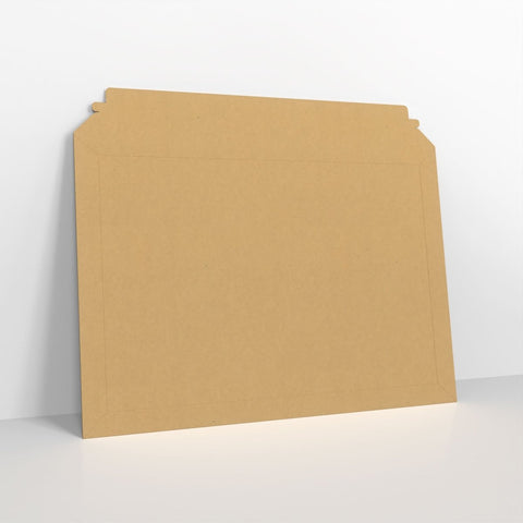 CFM248345M - Manilla Rigid Corrugated Board Mailers - Board Back Envelopes