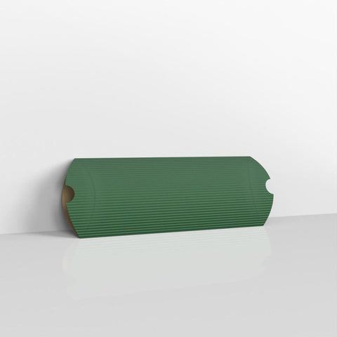 CPB110DGR - Dark Green Corrugated Pillow Boxes - Pillow Boxes