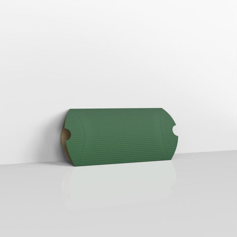 CPB110DGR - Dark Green Corrugated Pillow Boxes - Pillow Boxes