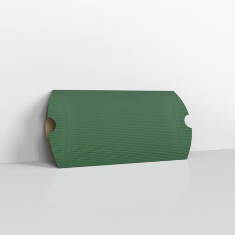 CPB110DGR - Dark Green Corrugated Pillow Boxes - Pillow Boxes