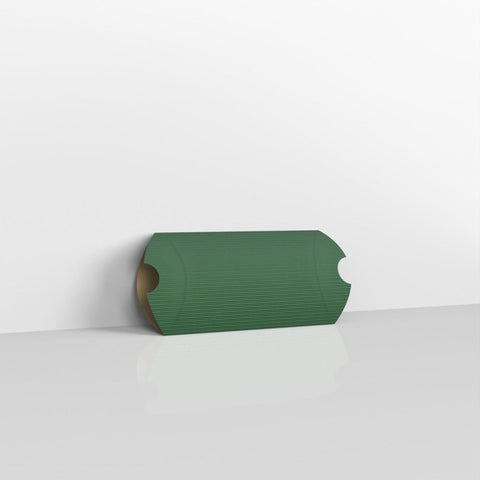 CPB114DGR - Dark Green Corrugated Pillow Boxes - Pillow Boxes