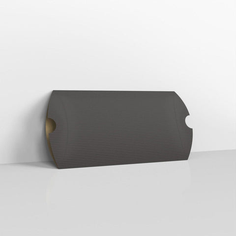 CPB162B - Black Corrugated Pillow Boxes - Pillow Boxes