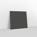 CU133BL - Black Coloured Gummed Greeting Card V Flap Envelopes - Greeting Card Envelopes