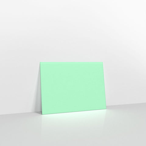 CU133MI - Mint Green Coloured Gummed Greeting Card V Flap Envelopes - Greeting Card Envelopes