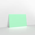 CU155MI - Mint Green Coloured Gummed Greeting Card V Flap Envelopes - Greeting Card Envelopes