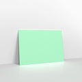 CUC5MI - Mint Green Coloured Gummed Greeting Card V Flap Envelopes - Greeting Card Envelopes