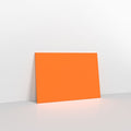 CUC6OR - Orange 100gsm Coloured Gummed V Flap Envelopes - Greeting Card Envelopes