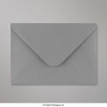 DGREY133 - Dark Grey Coloured Gummed V Flap Envelopes - Greeting Card Envelopes