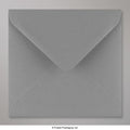 DGREY155 - Dark Grey Coloured Gummed V Flap Envelopes - Greeting Card Envelopes