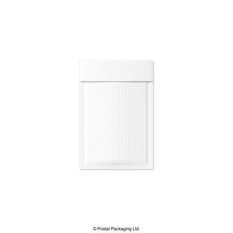 FL165100W - White Corrugated Paper Bubble Bag Mailers - Paper Finish Bubble Bag Mailers