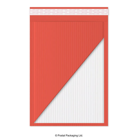 FL340240R - Red Corrugated Paper Bubble Bag Mailers - Corrugated Paper Bubble Bag Mailers