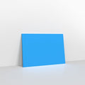 GC125BB - Bright Blue Coloured Gummed V Flap Envelopes - Greeting Card Envelopes