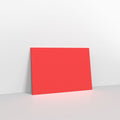 GC125BR - Bright Red Coloured Gummed V Flap Envelopes - Greeting Card Envelopes