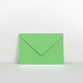 GC125PG - Pale Green Coloured Gummed V Flap Envelopes - Greeting Card Envelopes