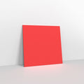 GC130130BR - Bright Red Coloured Gummed V Flap Envelopes - Greeting Card Envelopes