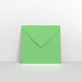 GC130130PG - Pale Green Coloured Gummed V Flap Envelopes - Greeting Card Envelopes