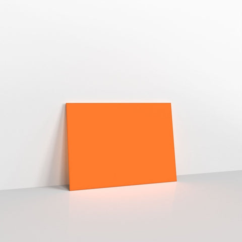 GC133OR - Orange Coloured Gummed V Flap Envelopes - Greeting Card Envelopes