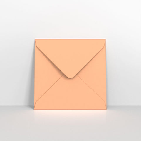 GC133SP - Salmon Pink Coloured Gummed V Flap Envelopes - Greeting Card Envelopes