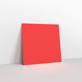 GC140140BR - Bright Red Coloured Gummed V Flap Envelopes - Greeting Card Envelopes