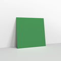 GC140140DG - Dark Green Coloured Gummed V Flap Envelopes - Greeting Card Envelopes