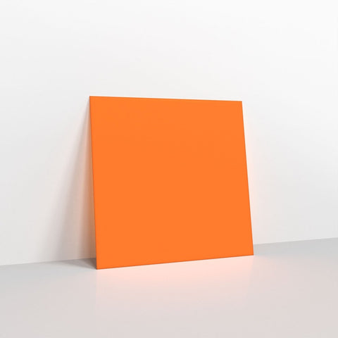 GC140140OR - Orange Coloured Gummed V Flap Envelopes - Greeting Card Envelopes