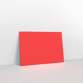 GC152216BR - Bright Red Coloured Gummed V Flap Envelopes - Greeting Card Envelopes