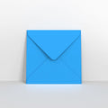 GC155155BB - Bright Blue Coloured Gummed V Flap Envelopes - Greeting Card Envelopes