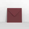 GC155155BUR - Burgundy Coloured Gummed V Flap Envelopes - Greeting Card Envelopes