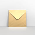 GC155155GO - Gold Coloured Gummed V Flap Envelopes - Greeting Card Envelopes